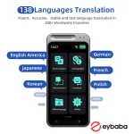 تعداد زبان های قابل پشتیبانی در مترجم همراه Voice Translator Z6